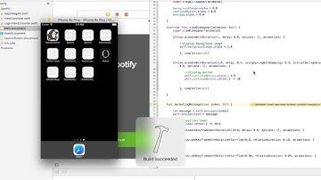 iOS Animation with Swift Spring Animation class 16