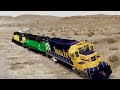 Forward Reverse Video||Trains 🚂🚃🚃Vs Bad Railway Track and Accident||BeamNG.Drive|Animation|| Mp3 Song