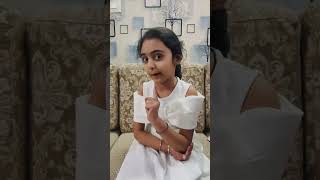 “She says don’t hide things from parents… but today didn’t go as planned 😅”