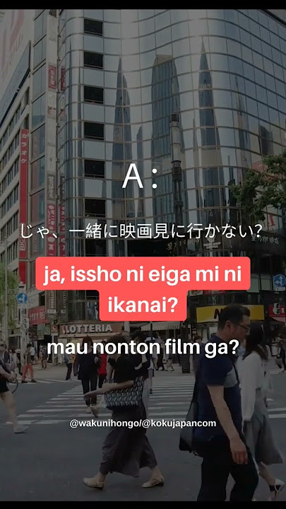 Latihan Percakapan Bahasa Jepang part 1