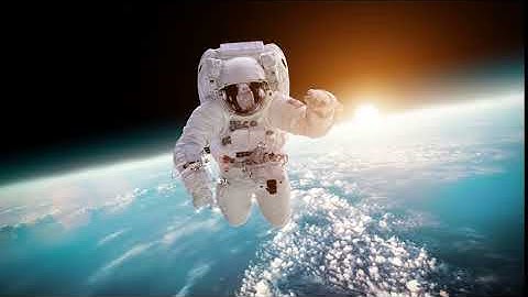 astronaut in outer space against the backdrop of the planet earth elements of this image furnished b