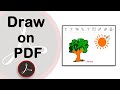 How to draw on a pdf with Adobe Acrobat Pro DC