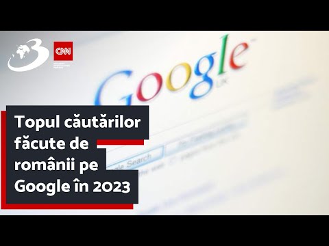 Topul căutărilor făcute de românii pe Google în 2023