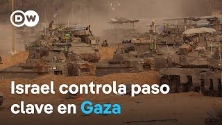 Israel afirma controlar el llamado Corredor Filadelfia, en Gaza.