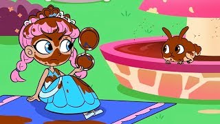 mystery animal hunt kiddyzuzaa land episode 6 princess olivias chocolate fountain disaster