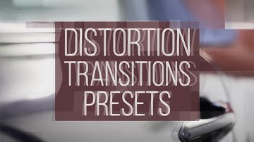Distortion Transitions Presets Premiere Pro Templates