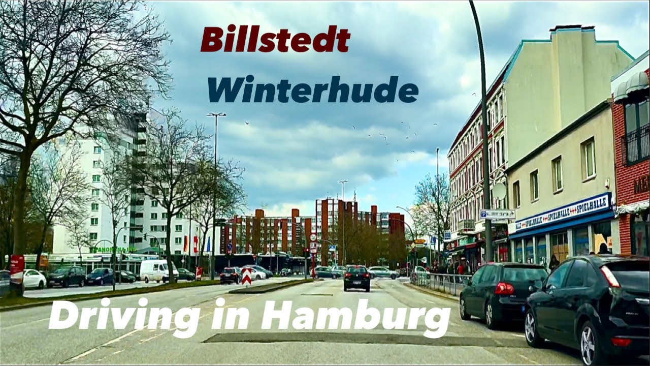 Driving in Hamburg *[Billstedt ➡️ Winterhude]**[4K]*