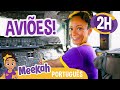 Meekah Explora um Avião! | 2 HORAS DA MEEKAH | Blippi em Português | Vídeos Educativos para Crianças