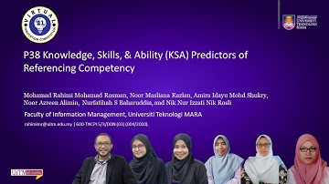 P38 Knowledge, Skills, & Ability (KSA) Predictors of Referencing Competency