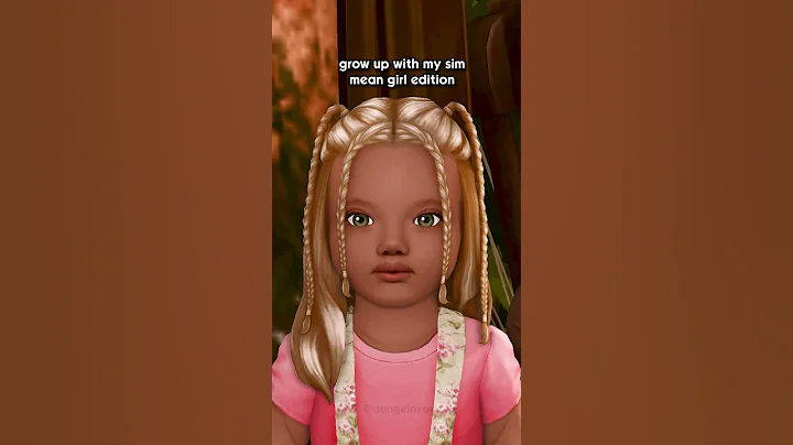 grow up with my sim MEAN GIRL edition 💗| the sims 4 #sims #thesims4 #sims4 #shorts