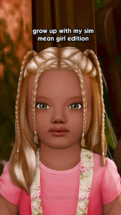 grow up with my sim MEAN GIRL edition 💗| the sims 4 #sims #thesims4 #sims4 #shorts