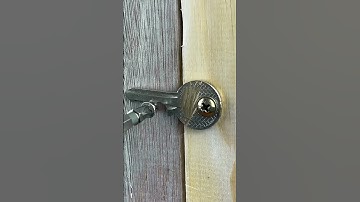 Lock Hack Using an Old Key | Simple Door Lock Idea #ideas #shorts #lock #key