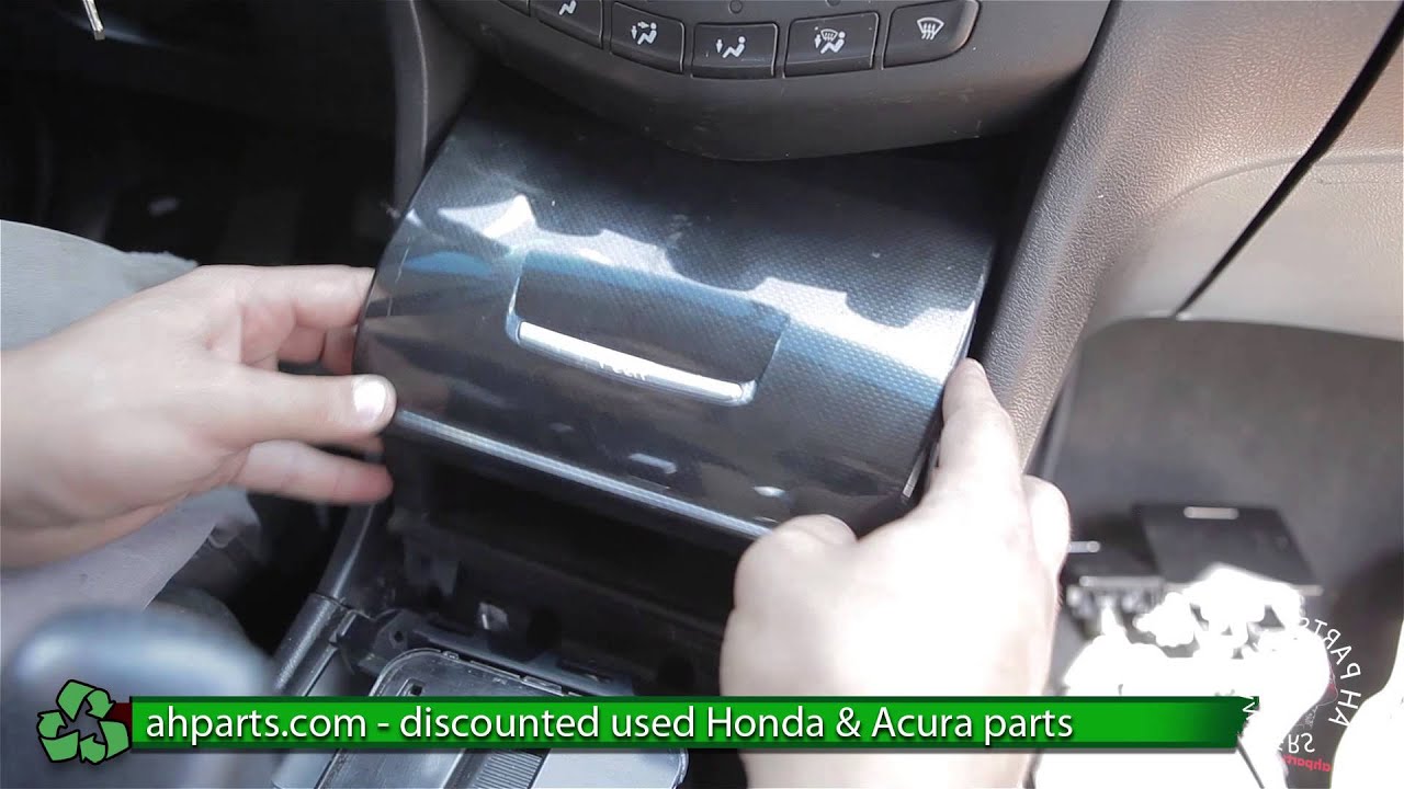 How To Replace Change Center Pocket Holder For A 2003 2004 2005 2006 2007 Honda Accord Replace Diy