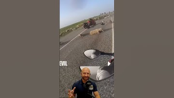Weirdest Motorcycle Crash I