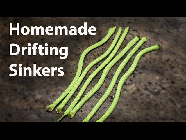 How to Make Drifting Sinkers for Catfish 