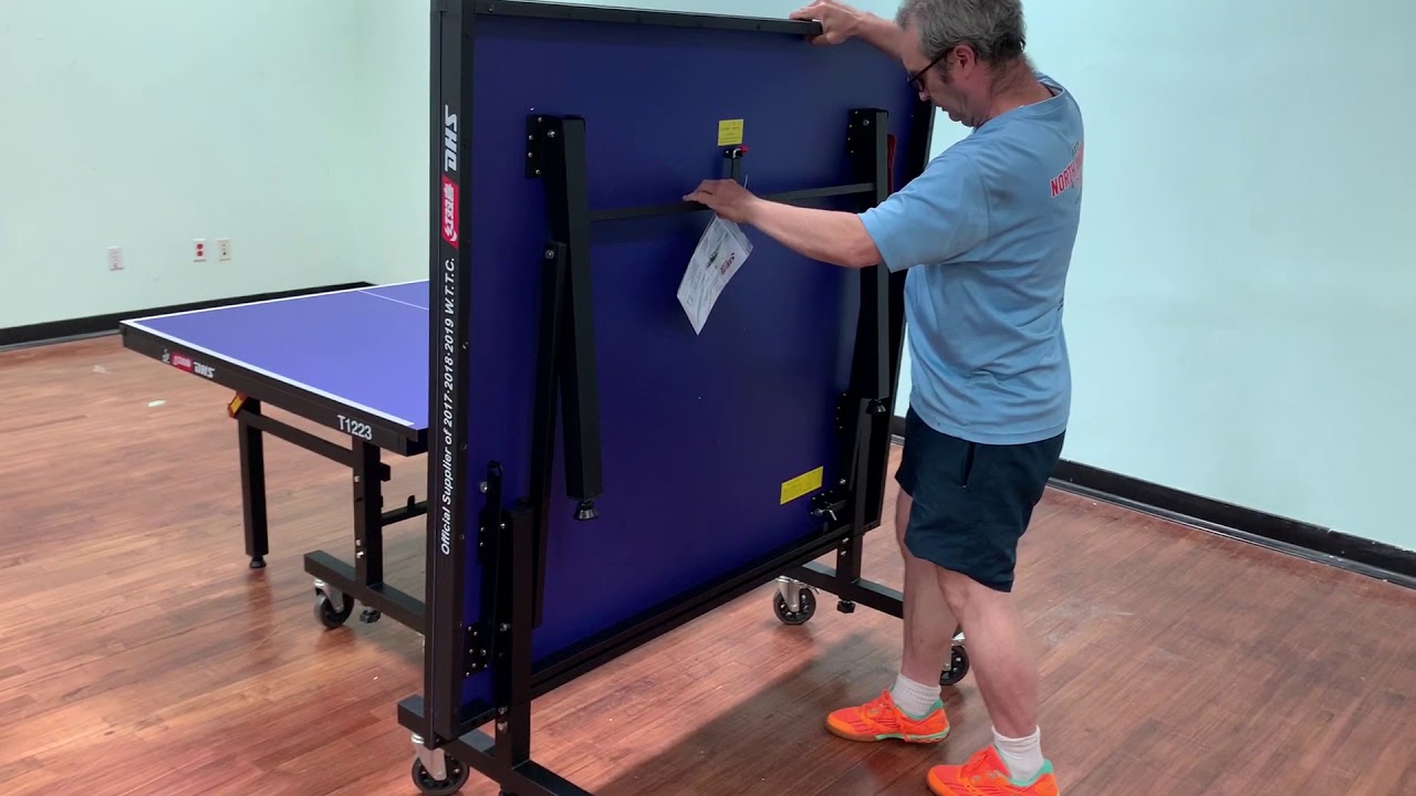 How to safely move and store your table tennis table