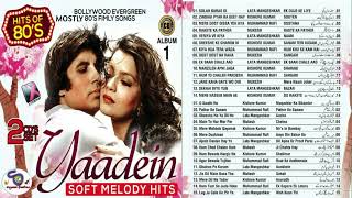 HITS OF 80's II YAADEIN SOFT MELODY HITS II MOSTLY 80's FILMY HITS II OLD IS GOLD @Shyamal Basfore screenshot 3