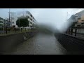 Thunderstorm Fills Tokyo River Hyperlapse