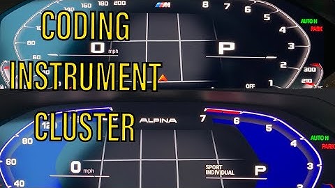 Coding Instrument Cluster BMW G20 (M and ALPINA)