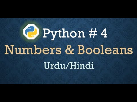 Numbers and Booleans Data types in Python#4