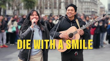 Filipino Duo SHOCKS London with THIS Street Performance | Die With A smile (Bruno Mars & Lady gaga)