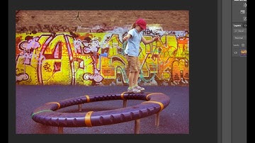 Adjusting saturation with the sponge tool