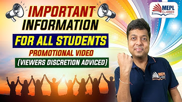 IMP ANNOUNCEMENT 🥳🥳 FOR ALL STUDENTS- CA CS CMA | Mohit Agarwal | MEPL