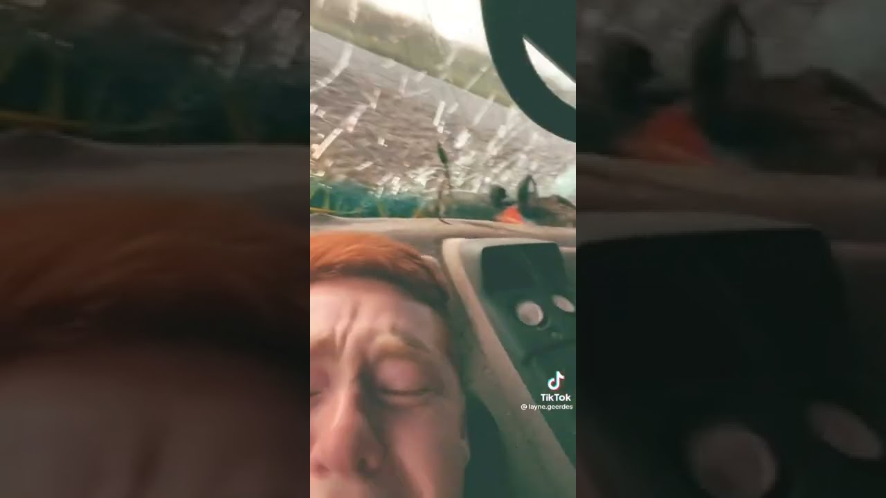 Guy Films Himself After Car Accident
