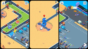 Introducing Spiral Excavator Empire Build Mining Empire Ground | Gameplay Walkthrough (iOS Android)