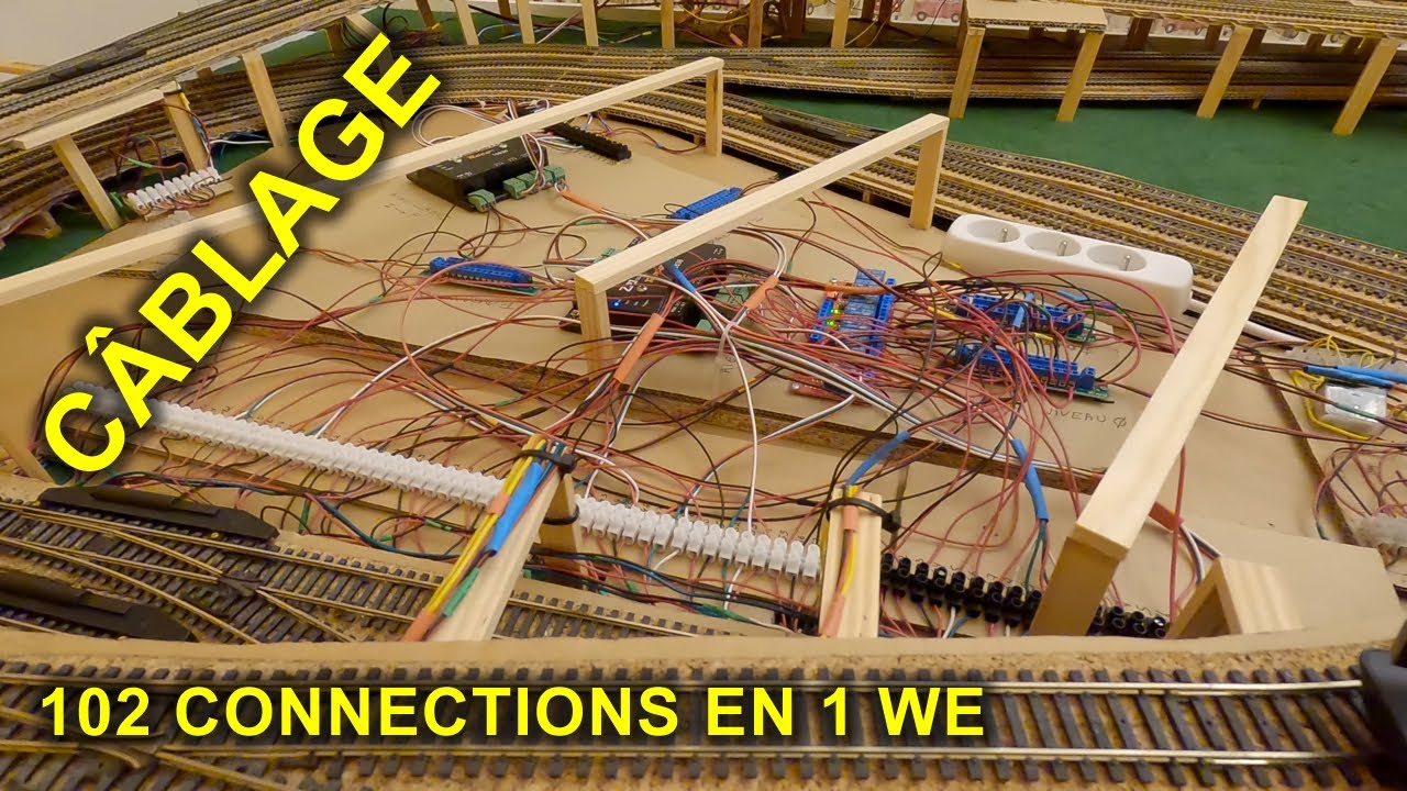 102 connections en 1 week-end - #Câblage ⚡