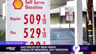 Gas prices soar ahead of Memorial Day, analyst says summer gas  prices will be 'record setting'