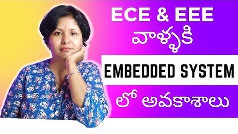 How to become a Embedded System engineer (Telugu) | @Pashams
