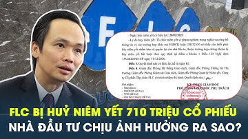 Hủy niêm yết gần 710 triệu cổ phiếu FLC: Nhà đầu tư chịu ảnh hưởng ra sao ? | Bất động sản CafeLand