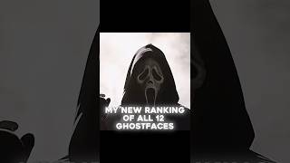 My New Ranking Of All 12 Ghostfaces. @Destor777 @_BillyLoomis #ghostface #aftereffects #scream