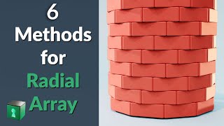 Blender Secrets  Every Circular Array or Radial Array method