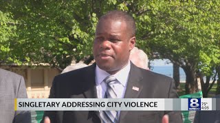 'Vicious cycle we must end': Singletary addresses crime rate in Rochester