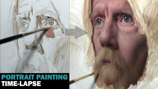 TIME LAPSE: Oil Painting Portrait