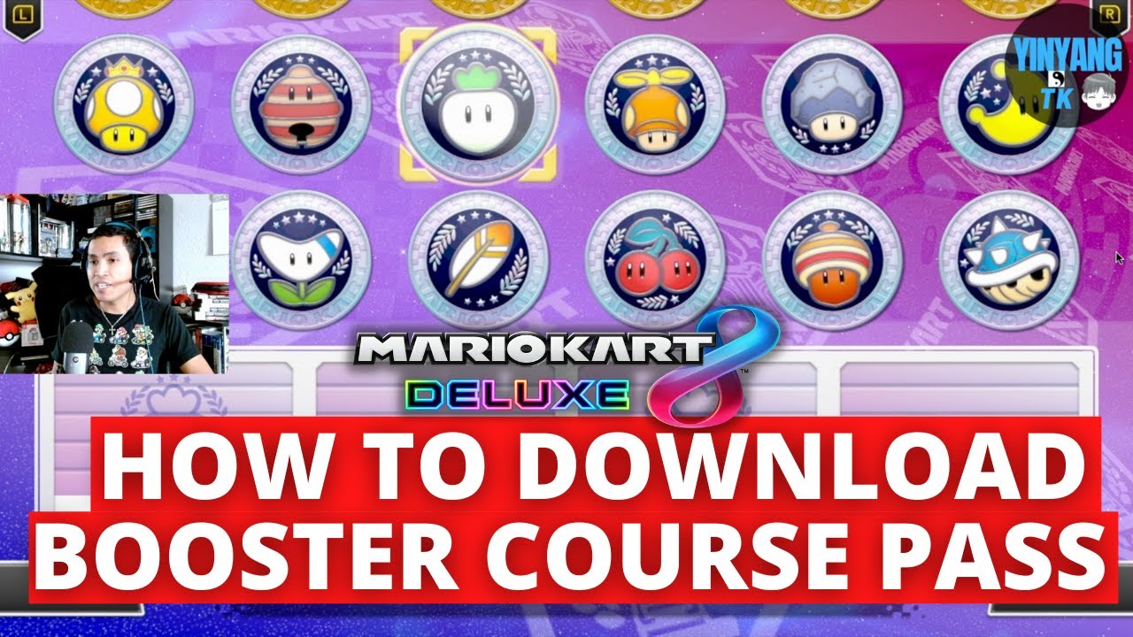 How to Download Mario Kart 8 Deluxe DLC Booster Course Pass - YouTube