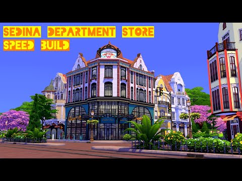 Sedina Department Store - The Sims 4 Speed build