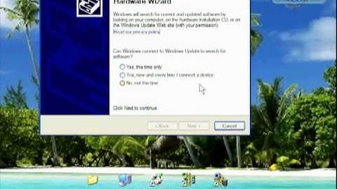 How to Install the USB-1747-CP3 PLC Cable
