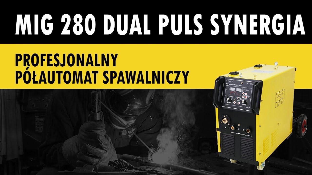 MIG 280 DUAL PULS SYNERGIA - Profesjonalny polautomat spawalniczy ...