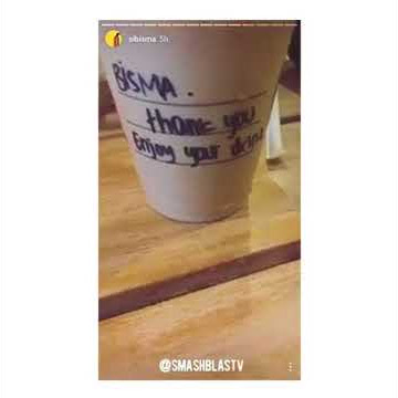 Bisma karisma 'karena aku suka kopi'