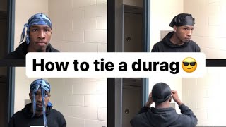 How to tie a Durag in multiple ways! #healthyhair #360waves