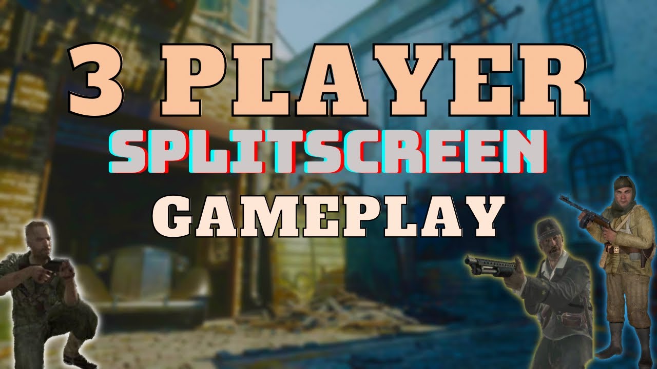 Black Ops 1 Zombies 3 Player Split Screen Ps3 3 Player Splitscreen on Black Ops Zombies… - YouTube