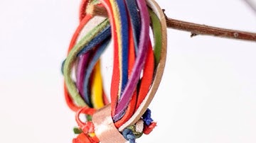 How To Make a Pretty Multicolored Bracelet - DIY Style Tutorial - Guidecentral