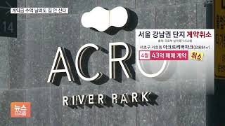 계약금 5억원도 포기?…잇단 강남권 계약포기