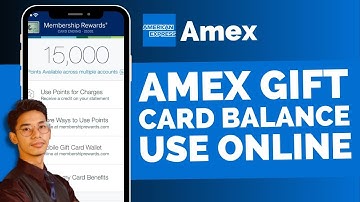 AMEX Gift Card Balance - How To Use Online !