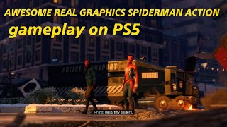 Marvel's Spider-Man:Miles Morales PlayStation5 gameplay awesome realistic graphics #ps5 #gaming #pc