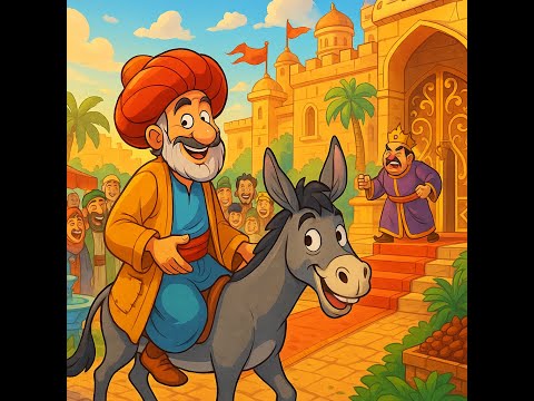 جحا وحماره يهزمان أذكى حاكم بخدعة لا تخطر على بال