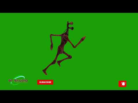 Siren Head Green Screen Idle Loop Stock Footage Video (100% Royalty-free)  1053045374